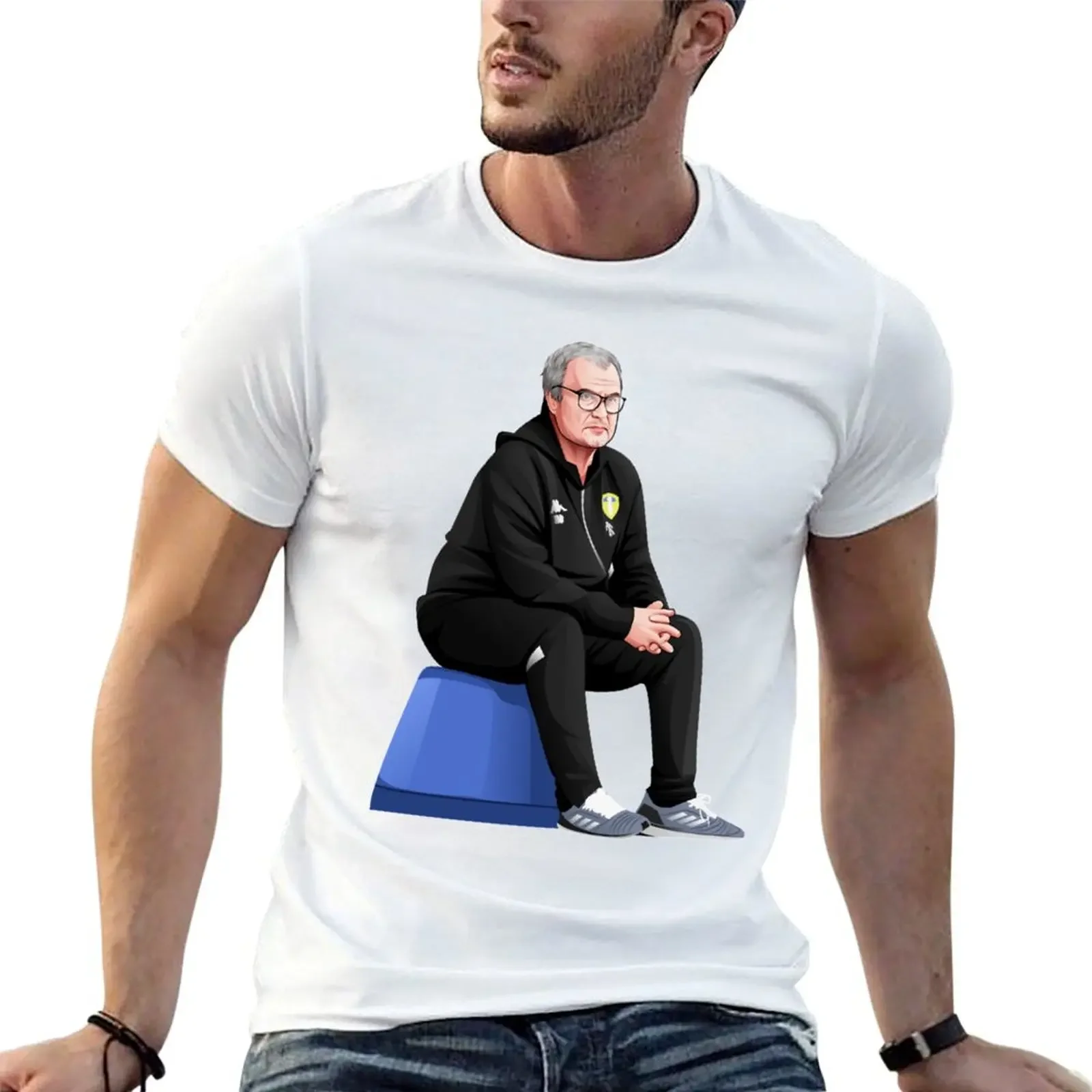 Leeds - Marcelo Bielsa T-Shirt oversized graphic tee customizeds anime mens clothing