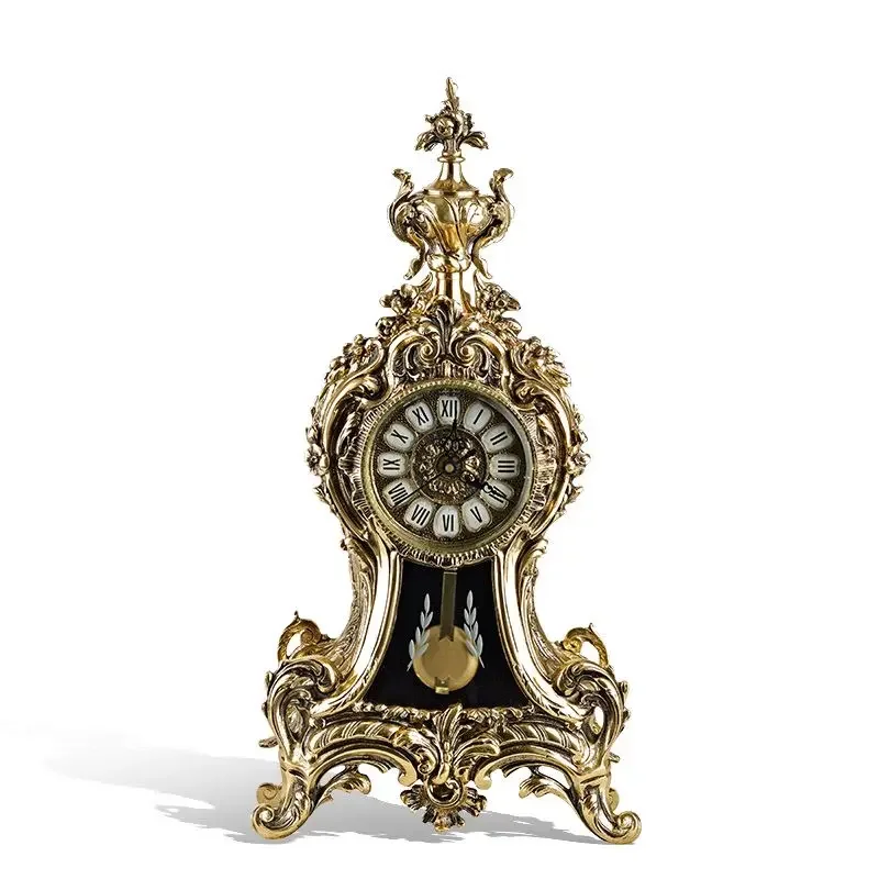 Classical luxury living room decoration ornament clock holder home creative jewelry
