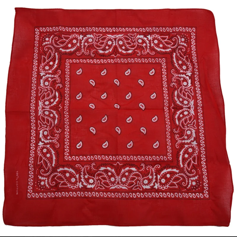 Satz von 3 Bandanas Paisley Mann und Frau 57x57 cm