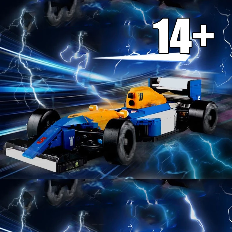 

Новинка 2025 года Williams Racing FW14B и Nigel Mansell 10353, механические групповые кирпичи в сборе, модель игрушки для взрослых, подарочная коллекция, декор