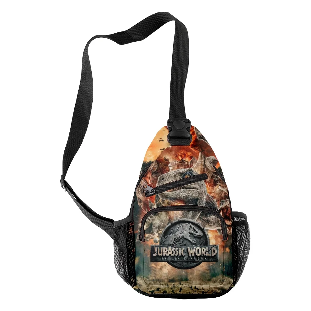 

Cute Dinosaur Boys Girls Shoulder Backpack Fabric Oxford School Bag 3D Style Teenager Boys Bag Travel Backpack