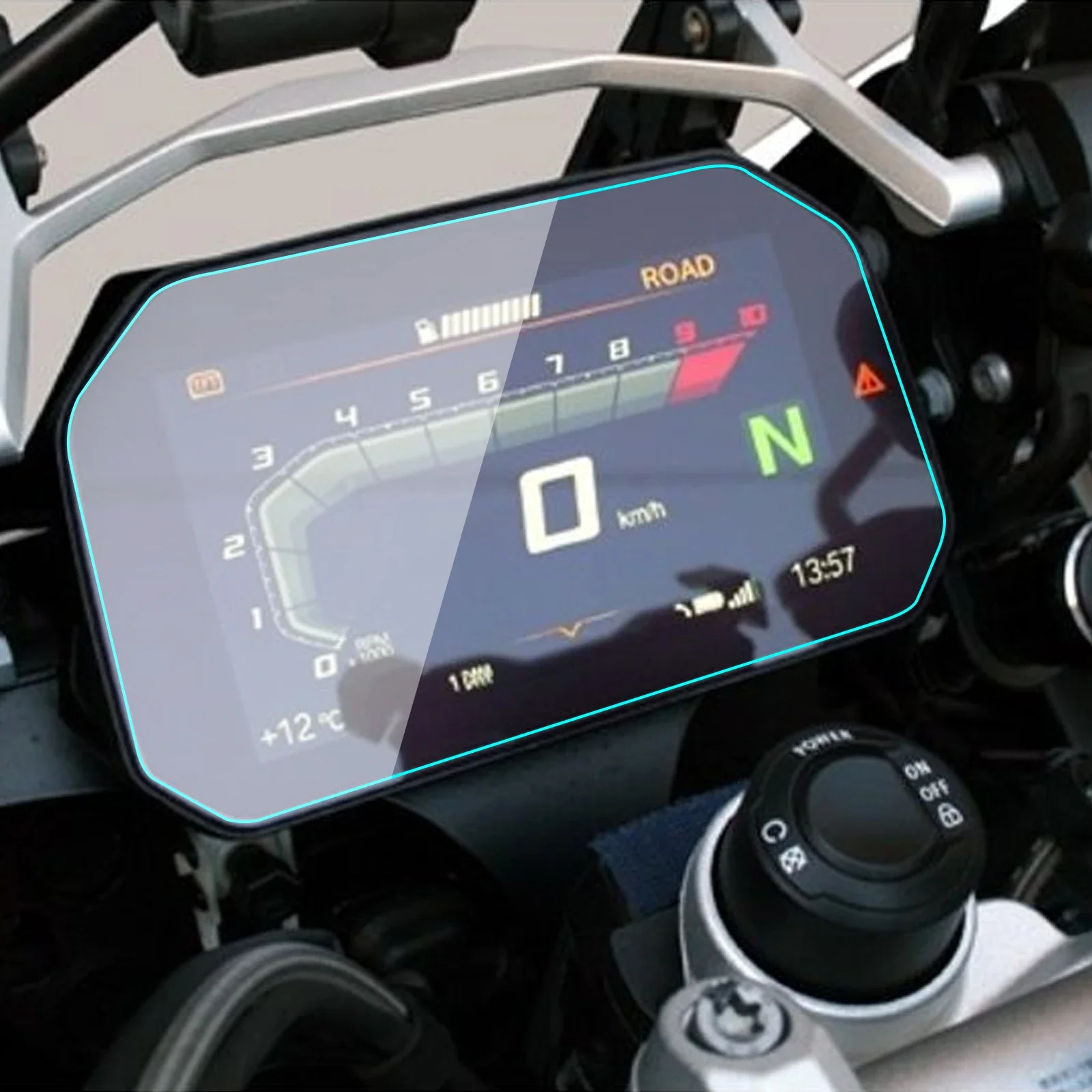 แผงหน้าปัด2X รถมอเตอร์ไซด์ BMW S1000RR ป้องกันหน้าจอแสดงผล LCD TFT