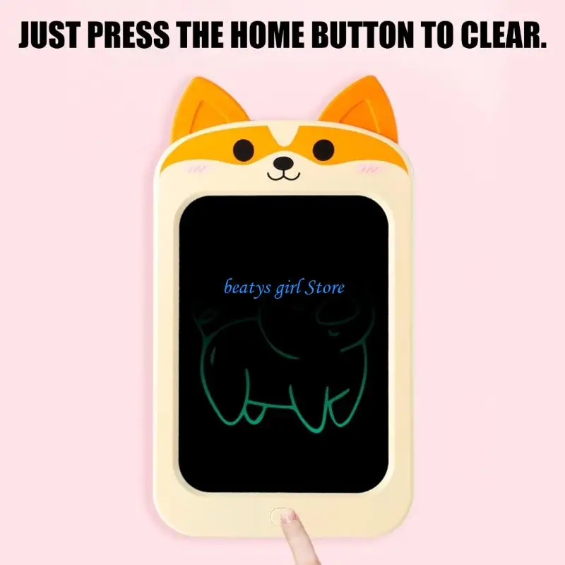 C7AB Drawing Tablet With Erase Button For Toddler 8.5Inch Digital Writing Board For Preschooler Toddler Doodling