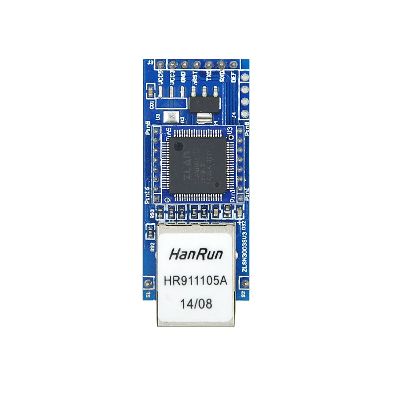 Premium input Ethernet to TTL single circuit chip module