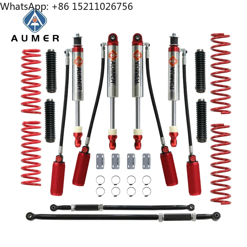 

Aumer Rebound and Compression Adjustable 4x4 off Road Suspension Lift Kit Shock Absorber for JB33/43/48 JB74 SUZUKI JIMNY