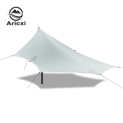 Aricxi 15d silicone nylon with dyneema ultra light weight tarp for outdoor camping  hiking backpacking black or gray