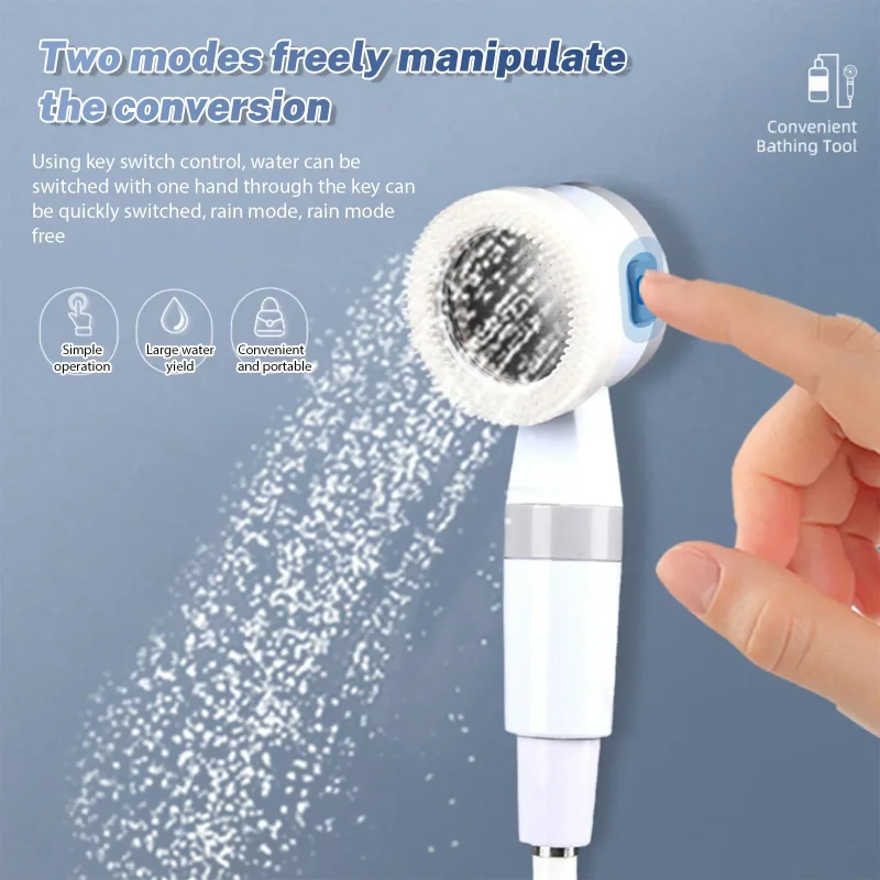 Wireless rechargeable 4000mAh portable outdoor shower pump with water supply for camping, suitable for hiking and outdoor shower