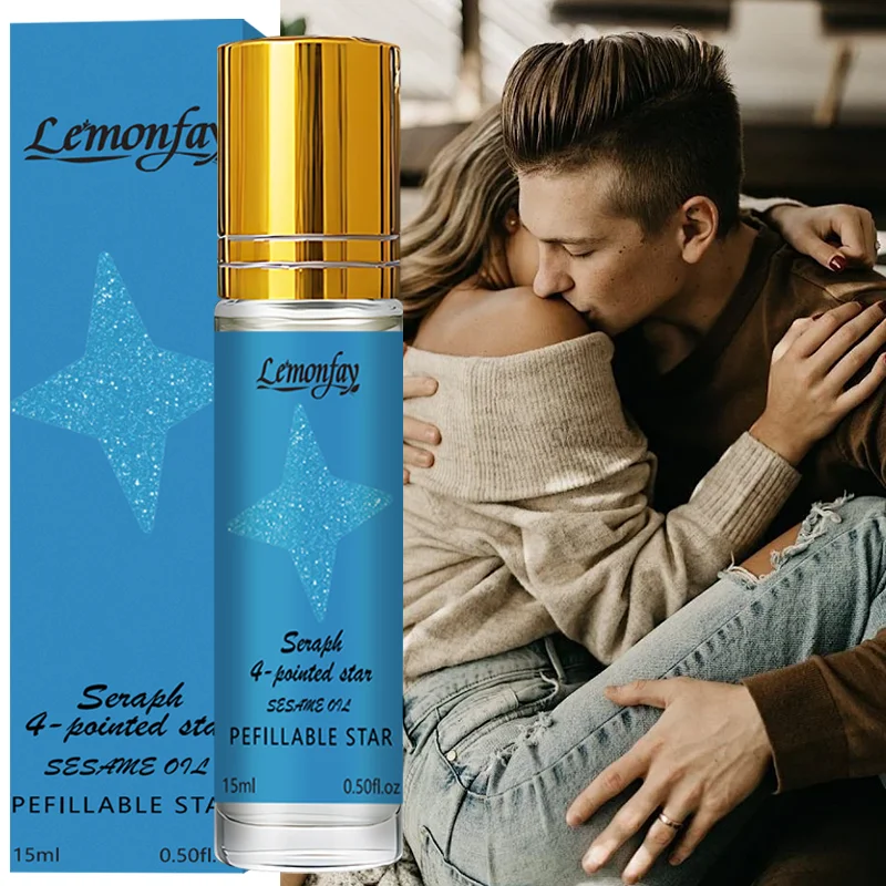 

Lemonfay Seraph 4-pointed Star Sesame Oil | Portable Roll-On Fragrance | Refillable Travel Size Perfume Oil 15ml