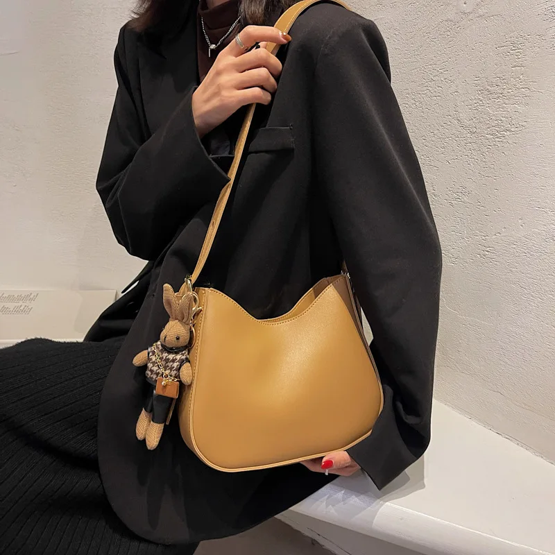 2024 Nieuwe Vrouwen Luxe Crossbody Tas Hoge Kwaliteit Dames Emmer Tas Vrouwen Pu Lederen Schoudertas