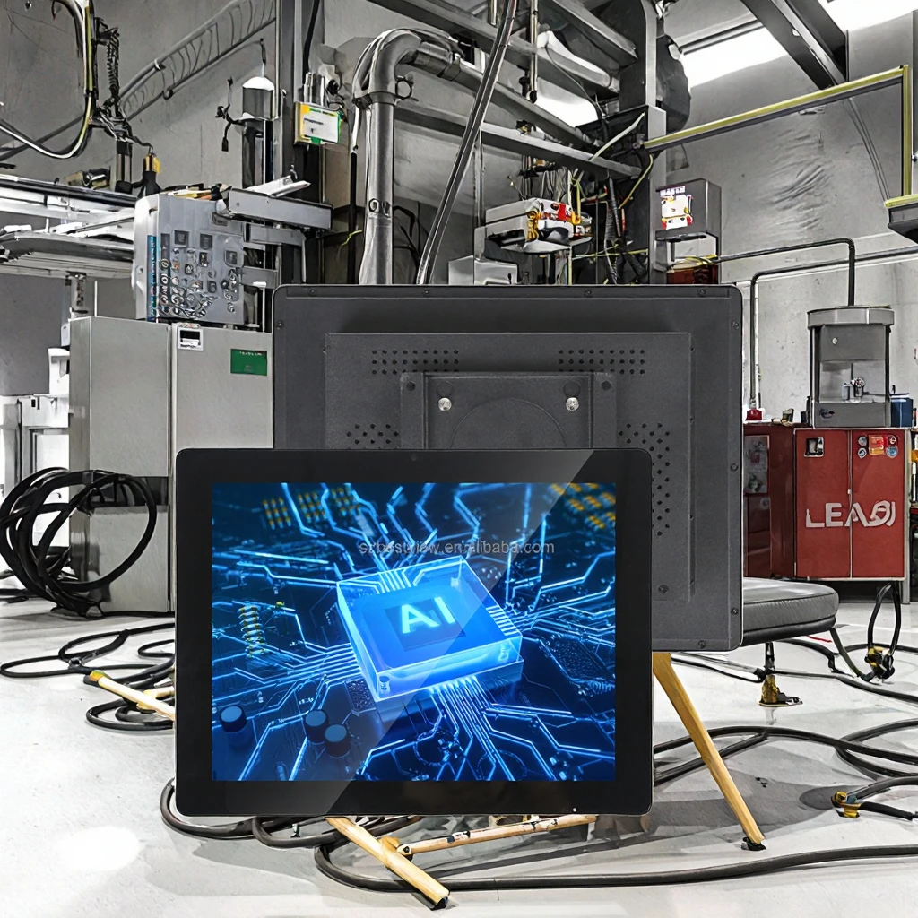 النمط الشعبي 43 بوصة LCD الصناعية جدار جبل USB 10 10.4 12.115 17 19 21.5 بوصة شاشة تعمل باللمس بالسعة 4:3 #2