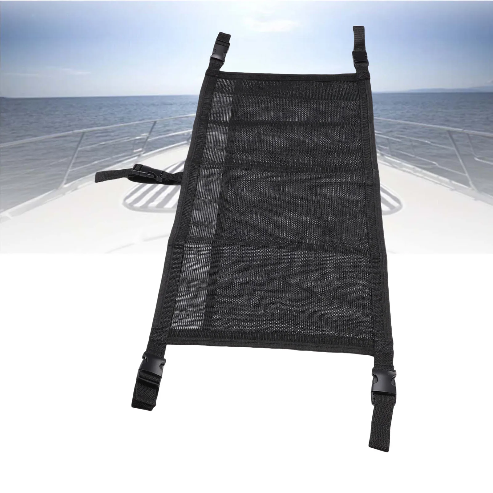 حقيبة تنظيم مقعد القارب، حقيبة تخزين القارب مع 3 أقسام، أشرطة قابلة للتعديل، مقعد القارب الشبكي، حقيبة معلقة لليخوت