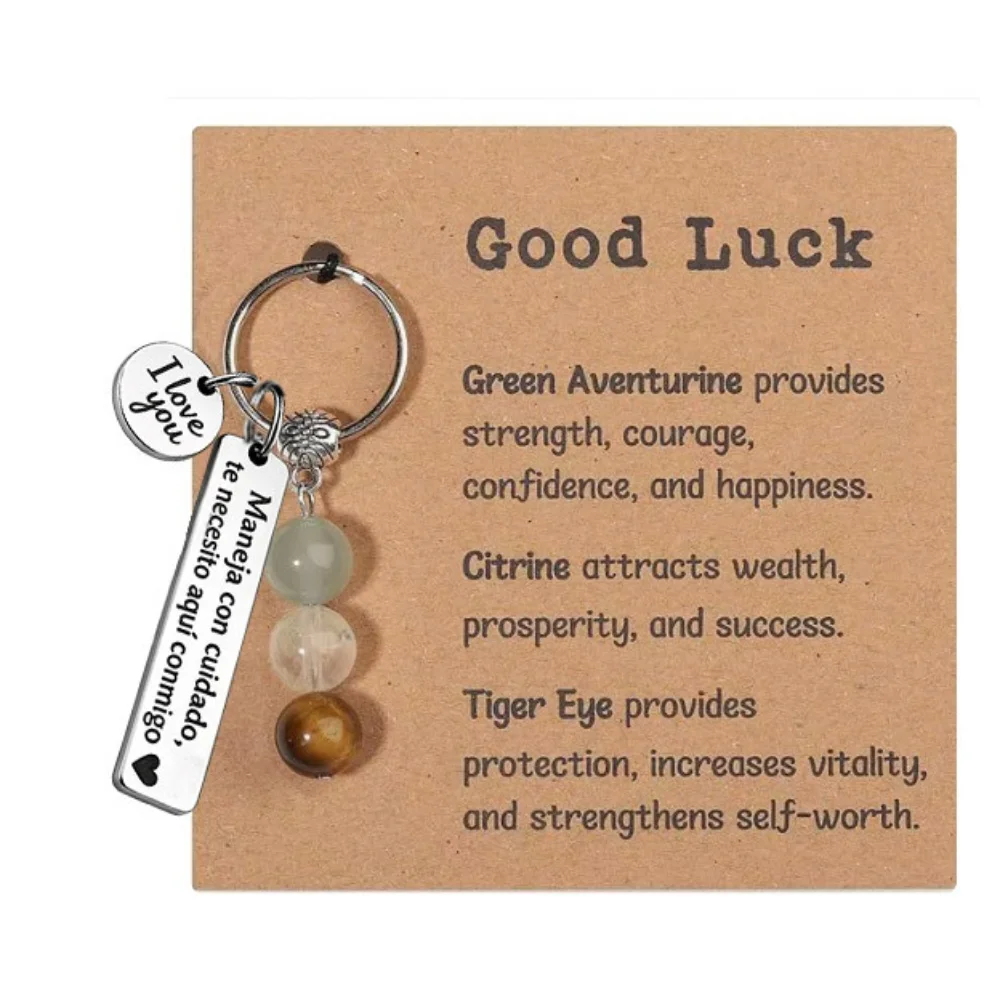 Stainless Steel Keyring for New Drive Safe Keychain with Card Well Keychains DIY jewelry Gift Car Accessories