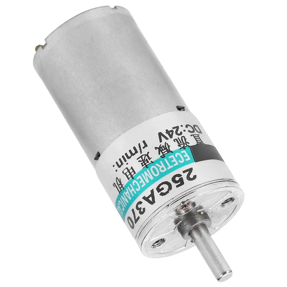Mini 24V DC Gear Motor CW CCW Control 200RPM Permanent Magnet Motor High Torque Low Speed Motor Industrial Automation
