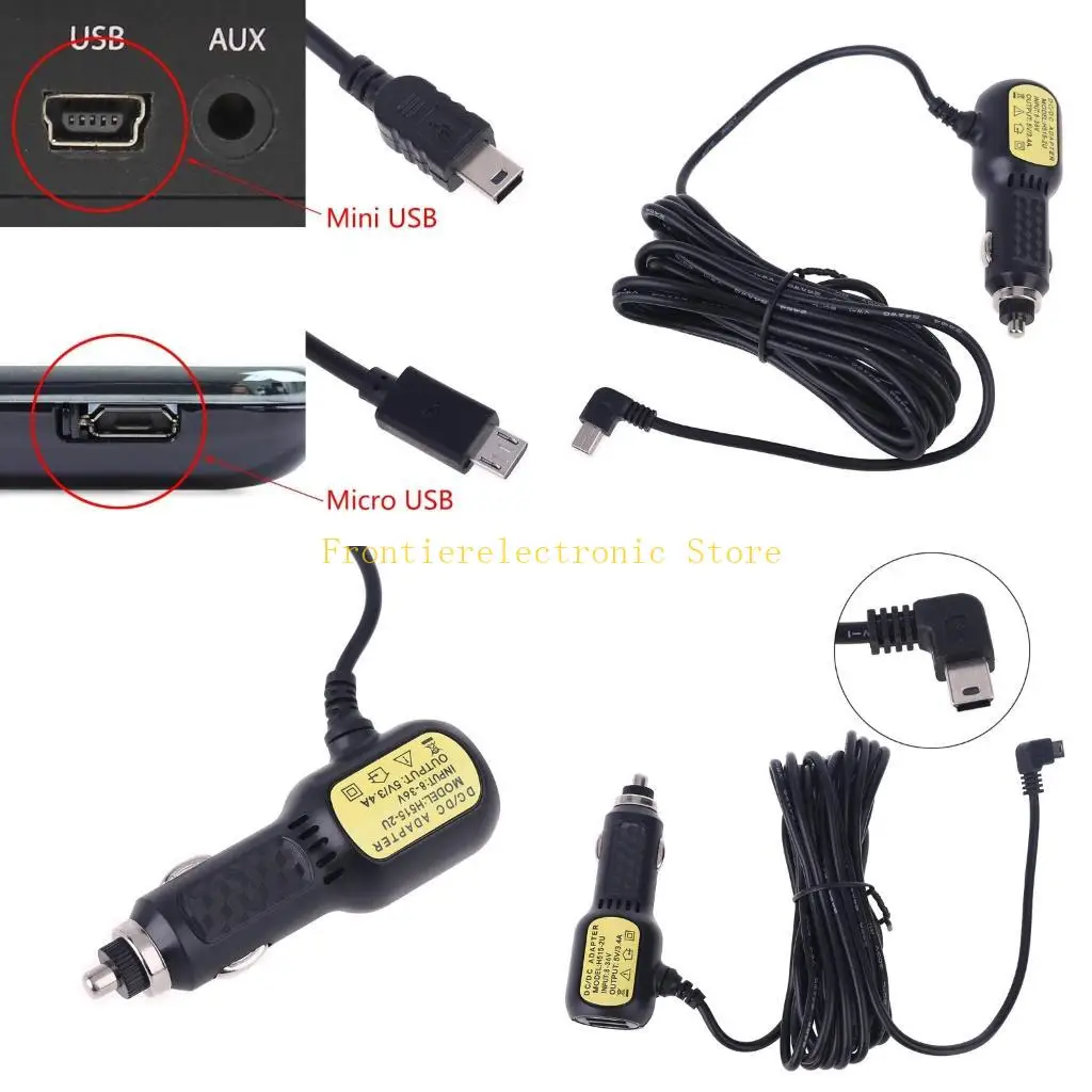 G8DB DVR Charging Cable Car USB Cable / Micro USB Power Cord Supply