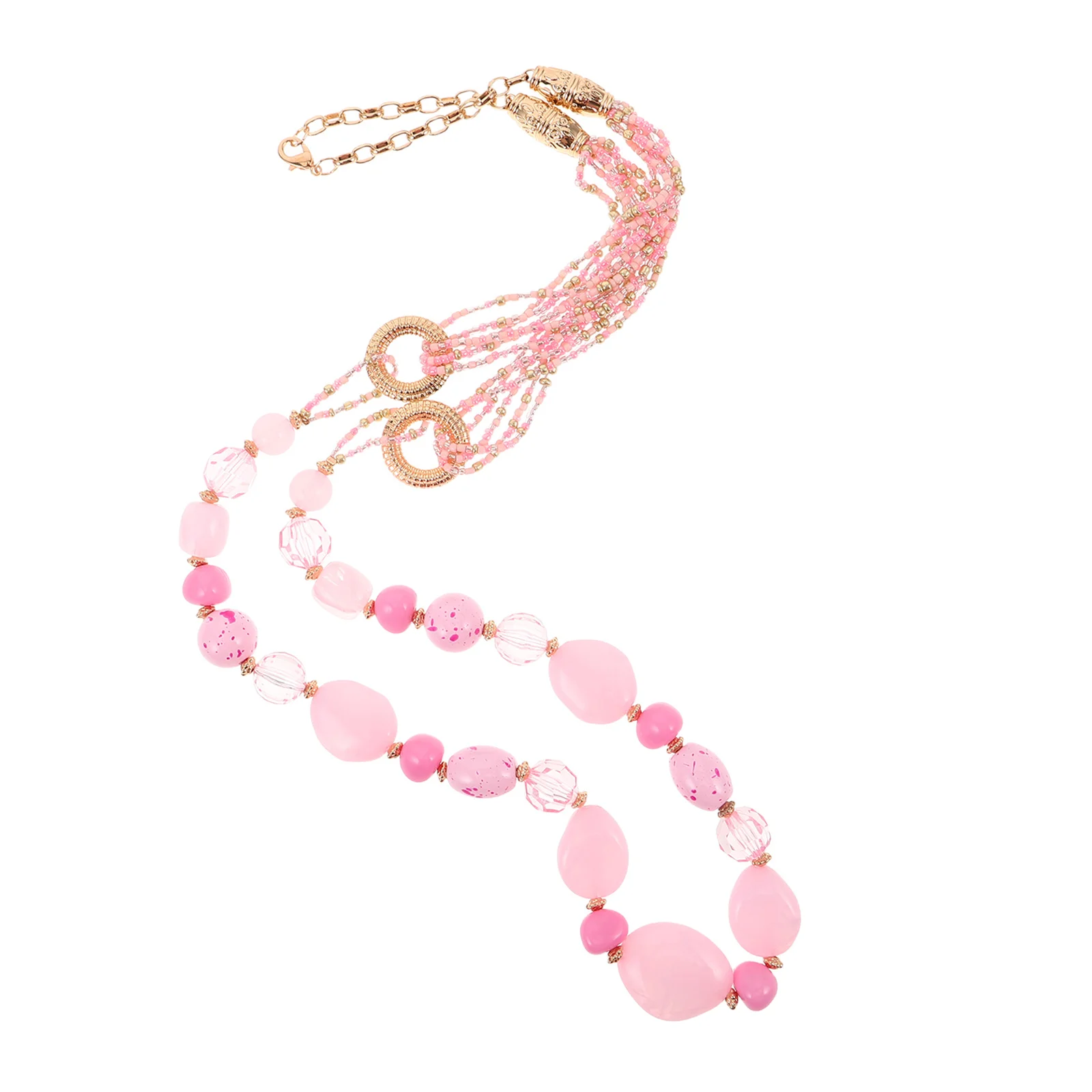 

Long Beaded Necklace Vintage Boho Pendant Sweater Chain For Women Statement Ethnic Jewelry Summer Beach Accessory