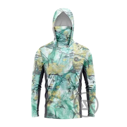 Outdoor Gear Fishing Apparel Summer Jersey Men Long Sleeve T Shirts Clothing Sun Uv Protection Breathable Hooded Fishing Wear