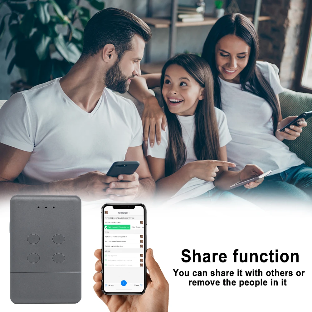 هورمان واي فاي الذكية فتحت باب المرآب 868 ميجا هرتز التحكم عن بعد تويا Smartlife App الموقت HSM4 HSM2 HSE2 HSE4 HS4 الارسال اليكسا #5