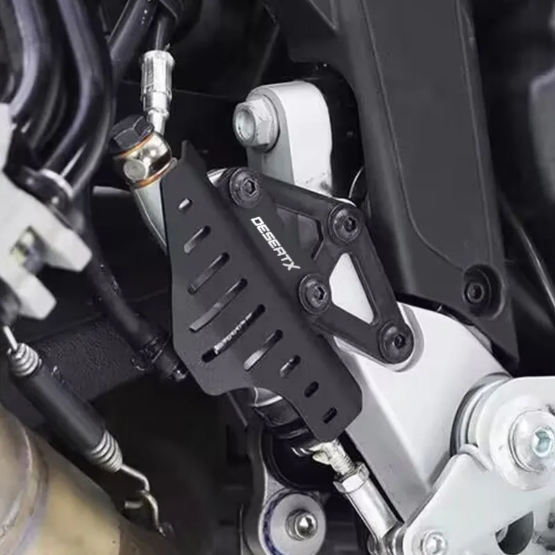 

DesertX Motorcycle Accessories Rear Brake Master Cylinder Guard Protection Cover For Ducati Desert X DesertX Desert-X 2022 2023