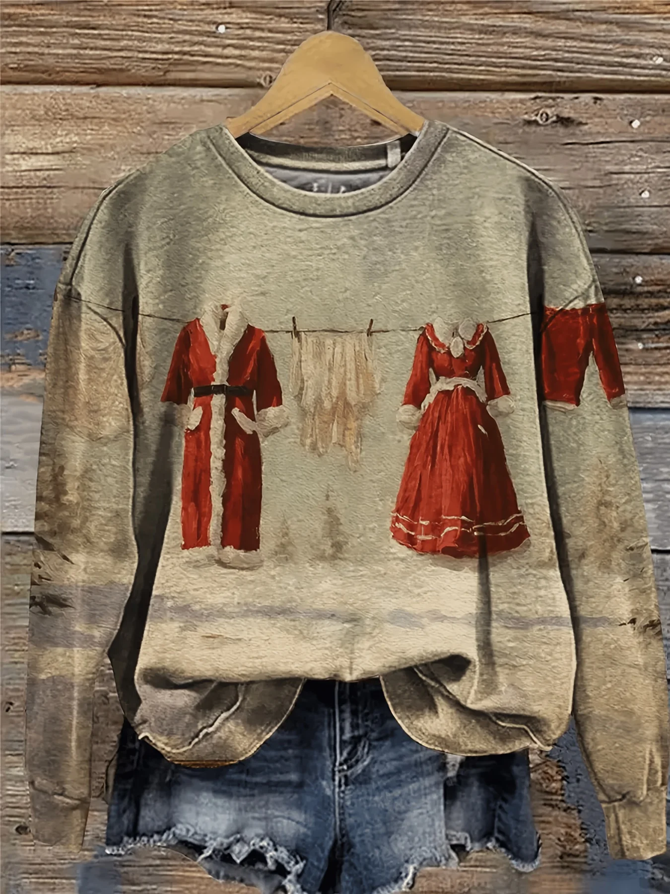 Christmas Women Sweatshirt Polka Dot Christmas Tree Red Bow Print Autumn Winter Holiday Party Casual Wear New Year Women's Tops