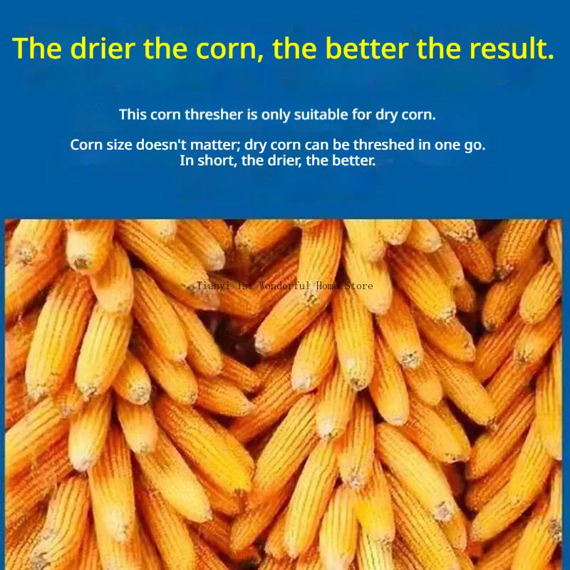 Peel Corn Grain Separator Equipment Commercial Agricultural Modern Grain Separator Furniture Máquina De Desgranado MH40TLJ