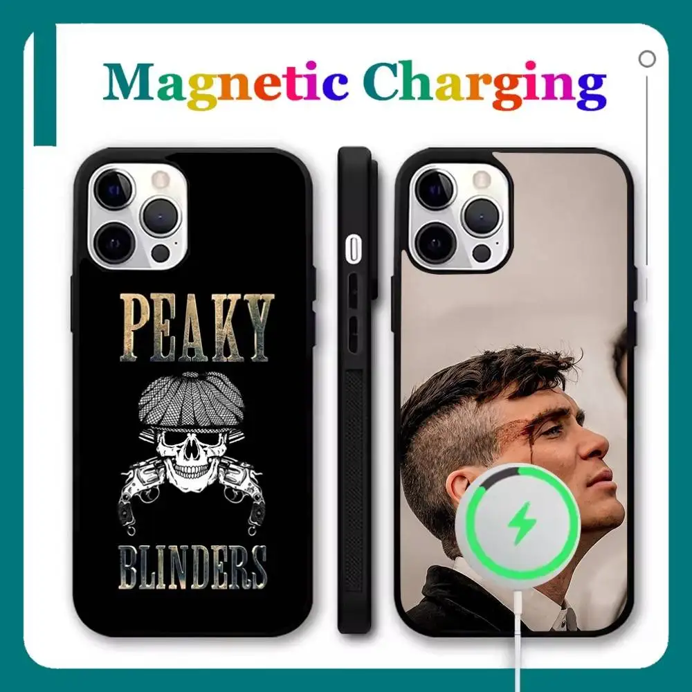 

T-Thomas Shelby Phone Case For iPhone 17,16,15,14,13,12,11,Pro,Max,Plus,Mini,Air,SE New Magsafe Magnetic Wireless Charging