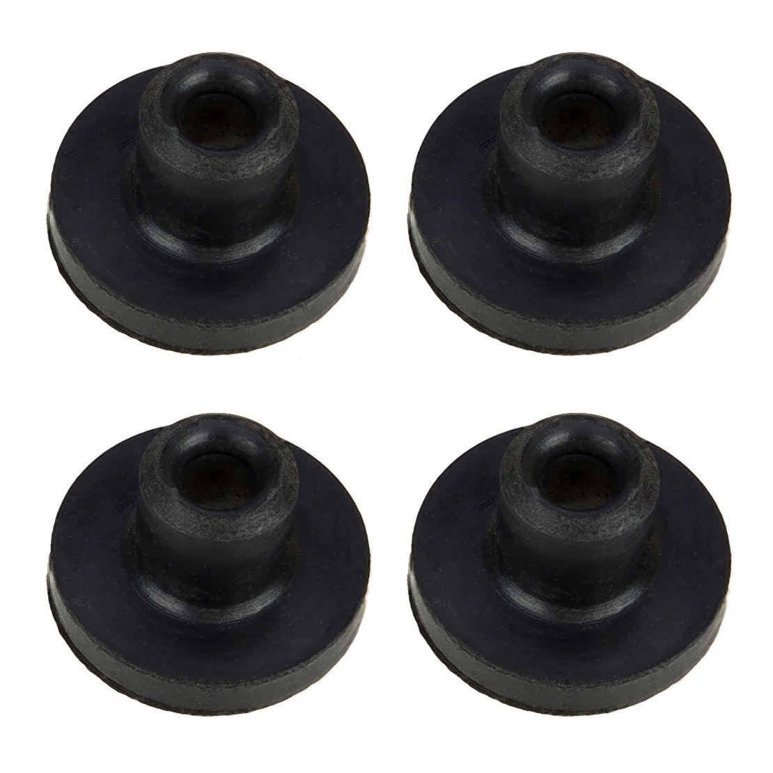 4pcs Black Rubber Windshield Washer Pump Grommet 1239973681 89633021673 Fit for Mercedes-Benz GM Audi BMW Volkswagen