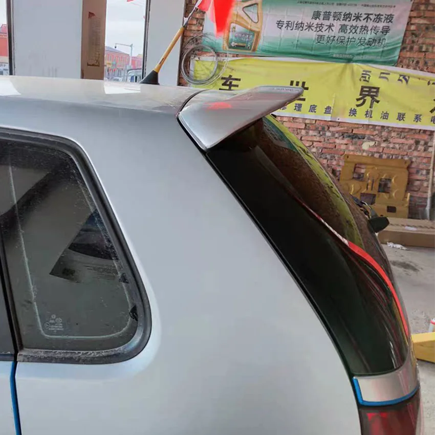 For 2004-2009 VW Polo 4 MK4 9N 9N3 Car Rear Roof Spoiler Wing Tuning Top SplitterTuning Exterior Auto Accessories Body Kit view 4