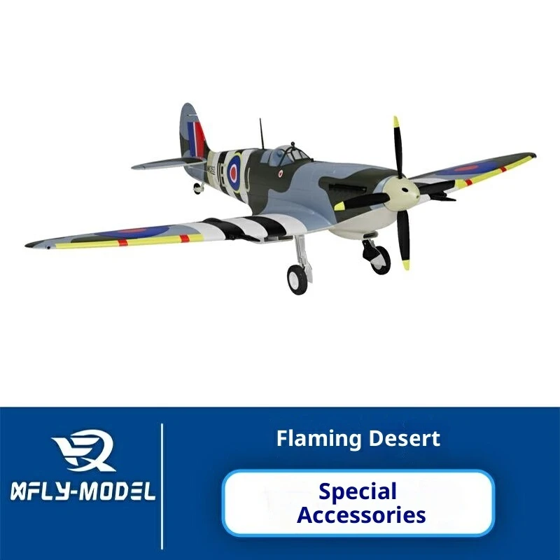 

Xfly Spitfire 1200mm RC Model Complete Set Original Accessories Body Main Wings Landing Gear Flaps Paddle Cover Propeller