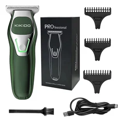 Cortadora de pelo KIKIDO, cortadora de pelo profesional inalámbrica para peluquero, cortadora de pelo eléctrica con pantalla Digital para hombres A97