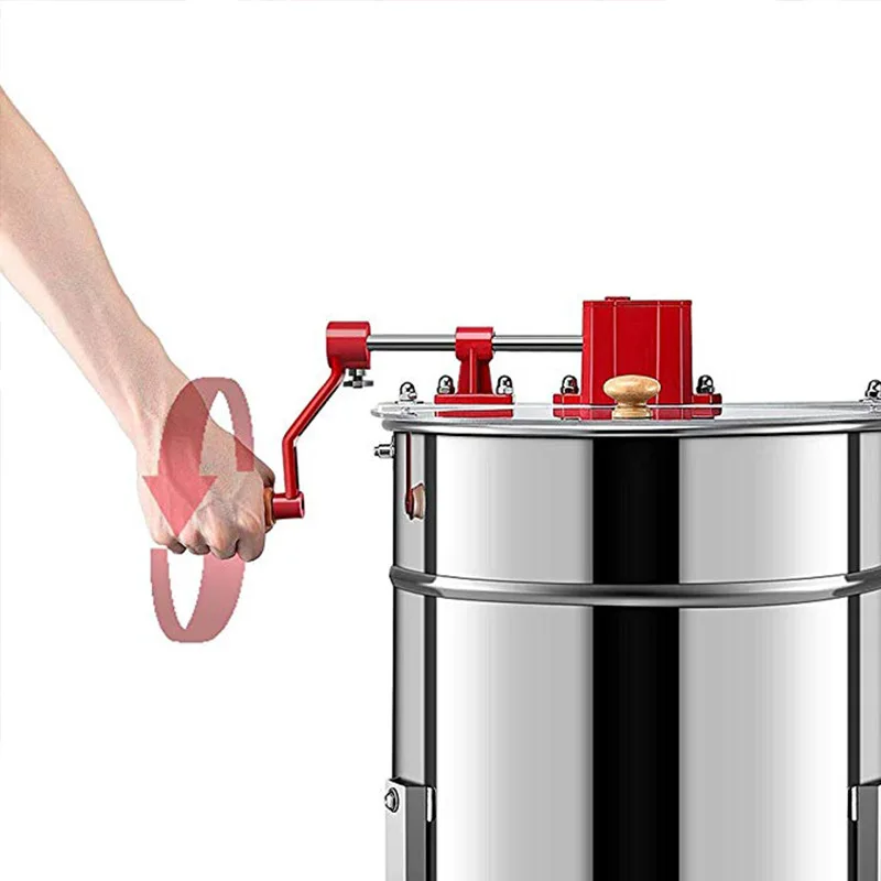 3 Frames Stainless Steel Honey Extractor 304 Stainless Steel Honey Extractor Beekeeping Machine For Honey Extraction
