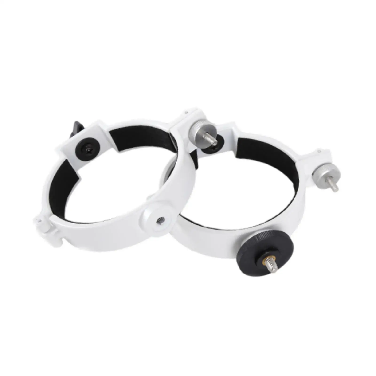 2 Pieces Telescope Tube Rings Astronomy Easy Installation Spare Parts 80 mm