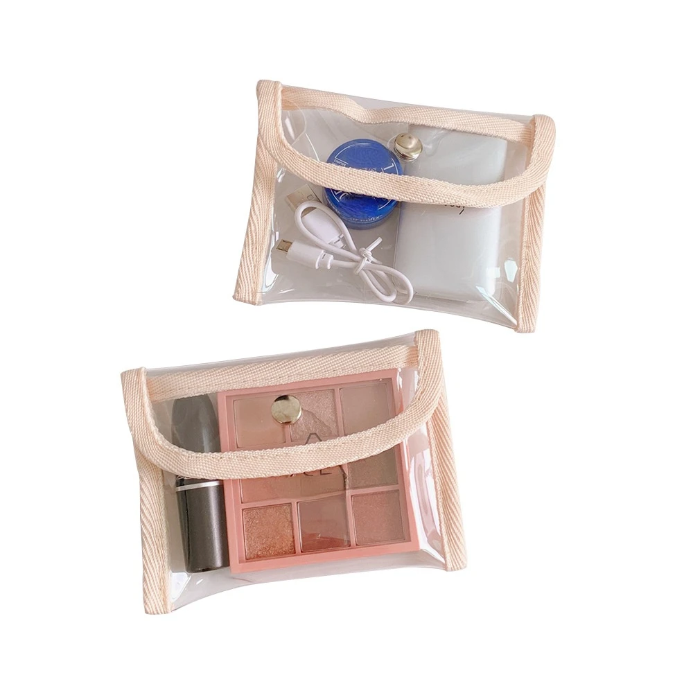 New Fashion PVC Transparent Coin Purse Women Card Holder Wallet Clear Small Purses Pouch Mini Storage Bag