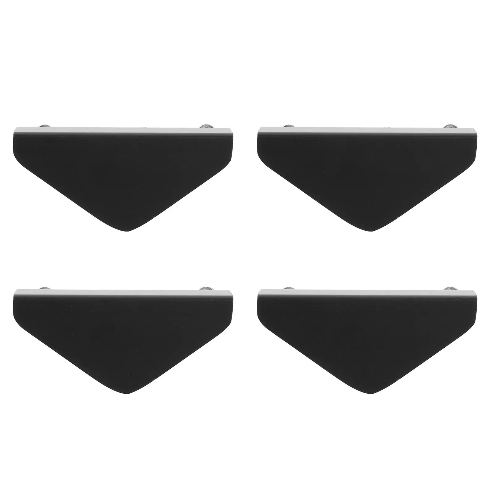 4Pcs Triangle Shape Drawer Handles Space Aluminum Fashion Cabinet Knob Easy Install Modern Triangle Pull for Kitchen Cupboard