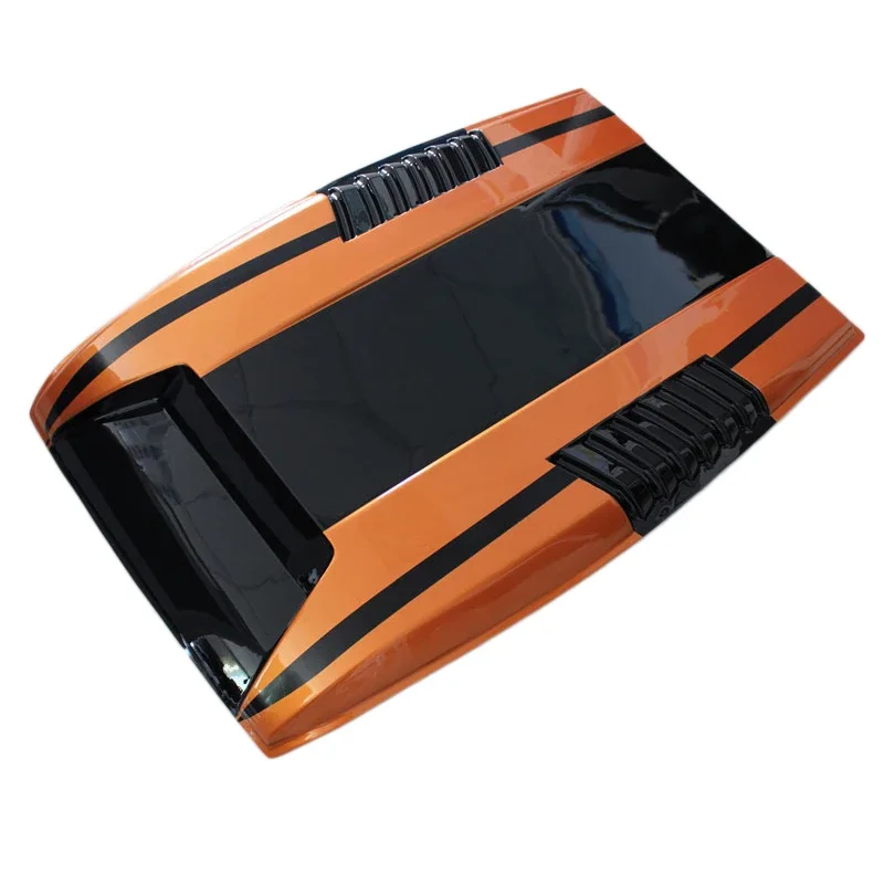 

YCSUNZ Black Orange ABS plastic Bonnet Scoop Engine Hood Cover For Ranger T7 T8 2016 2018 PICKUP Accessories