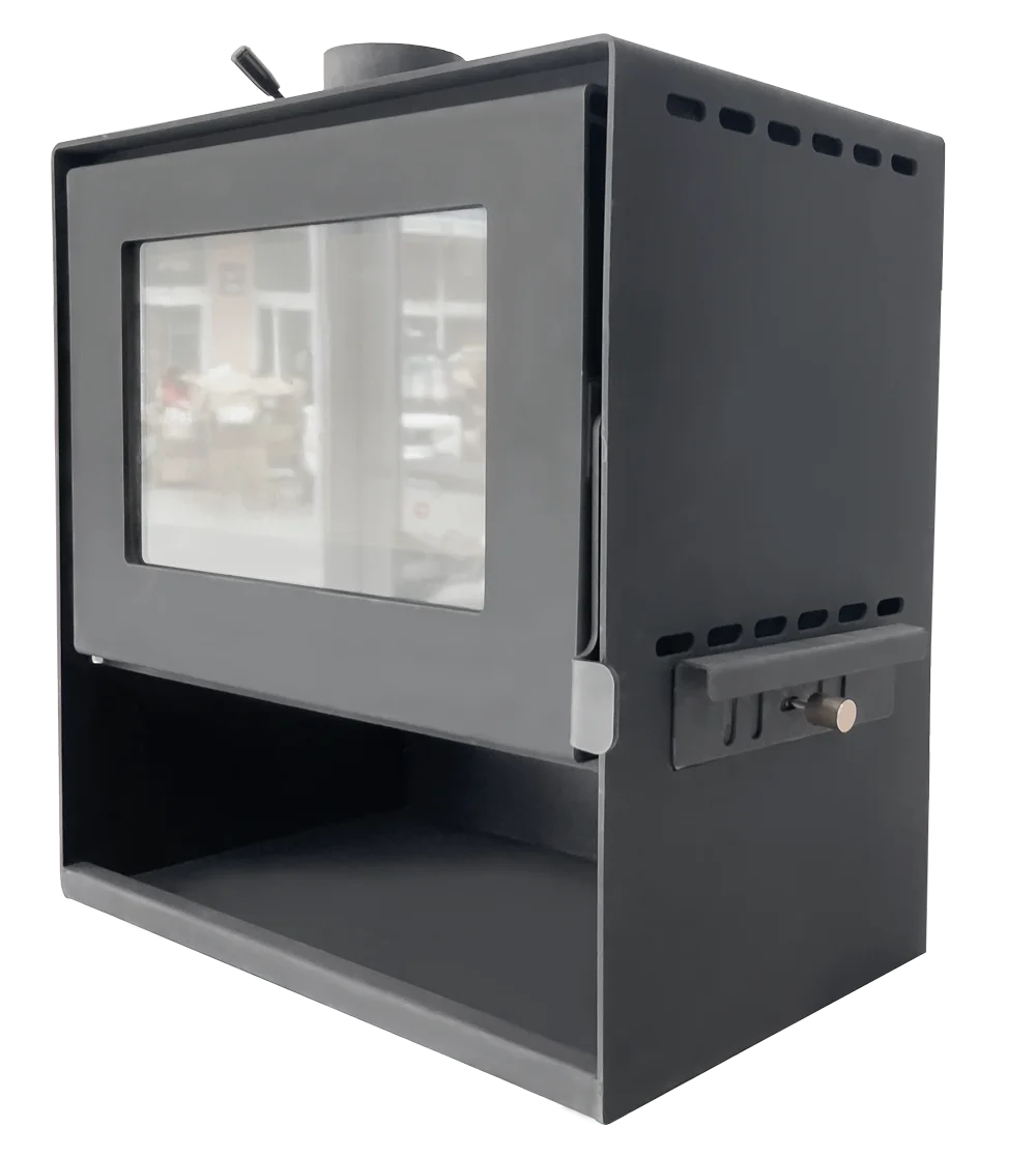 Manufacturer Supply Metal Outdoor Fireplace Real Fire Wood-burning Fireplace 570*450*500mm