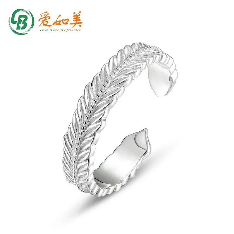 

Personalized Feather Ring 18K Gold PT950 Platinum Silver Plated 7-Layer Gold Men's and Women's Fashion Couple Ring Pair