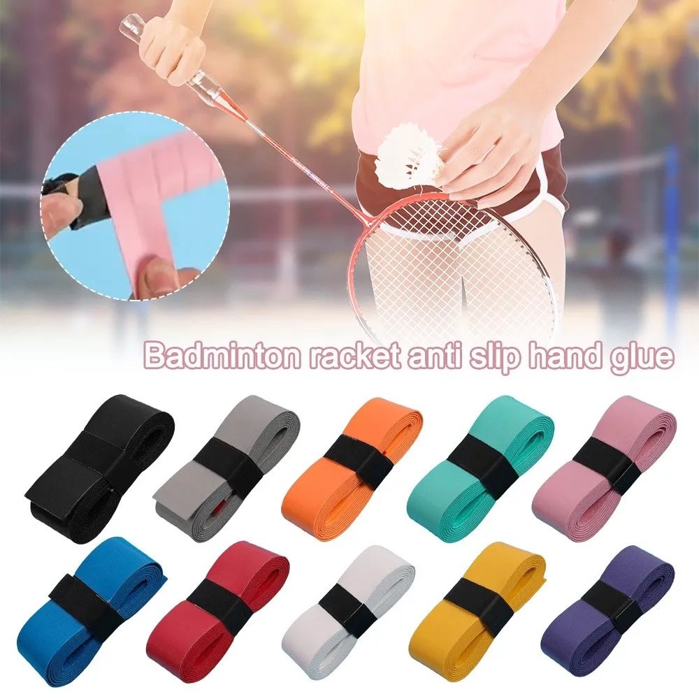 

PU Badminton Handle Wrap Tape Sweat-absorbent Shock-absorbing Grip Tape Wear-resistant Thicken Tennis Racket Grip Tape