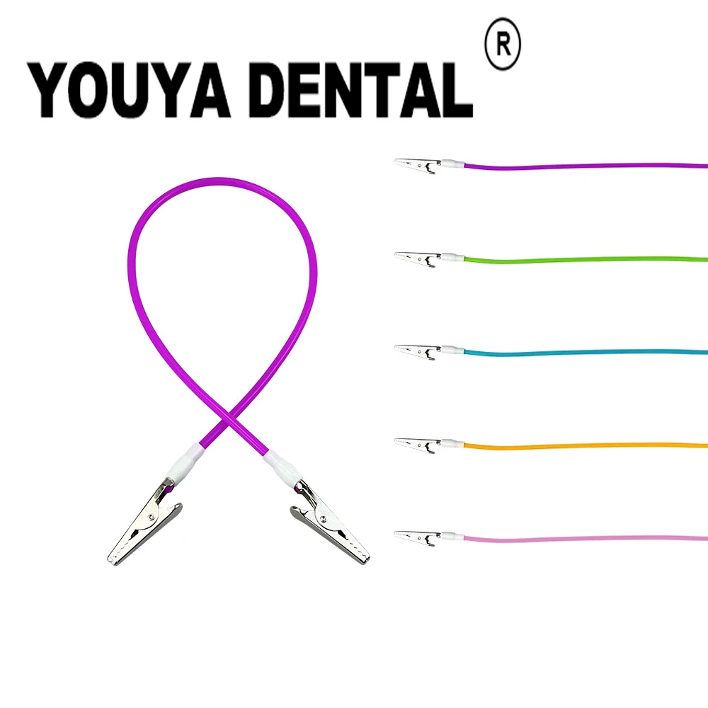 1PC silikonowy śliniak stomatologiczny klip elastyczny łańcuch serwetnik dziecko pacjenta klipy szalik dentysta narzędzia