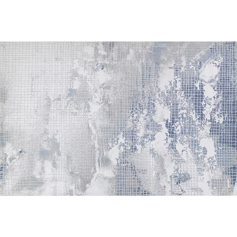 سجادة غرفة المعيشة وغرفة النوم مقاومة للأوساخ وسهلة العناية بطانية منزلية بسيطة وحديثة بجانب السرير وأرضية غير قابلة للانزلاق #1