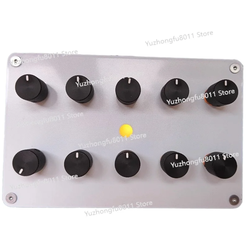 

Music Host Software MIDI Controller, 10 Knobs, Custom CC Information, Volume Automation, USB-C Interface