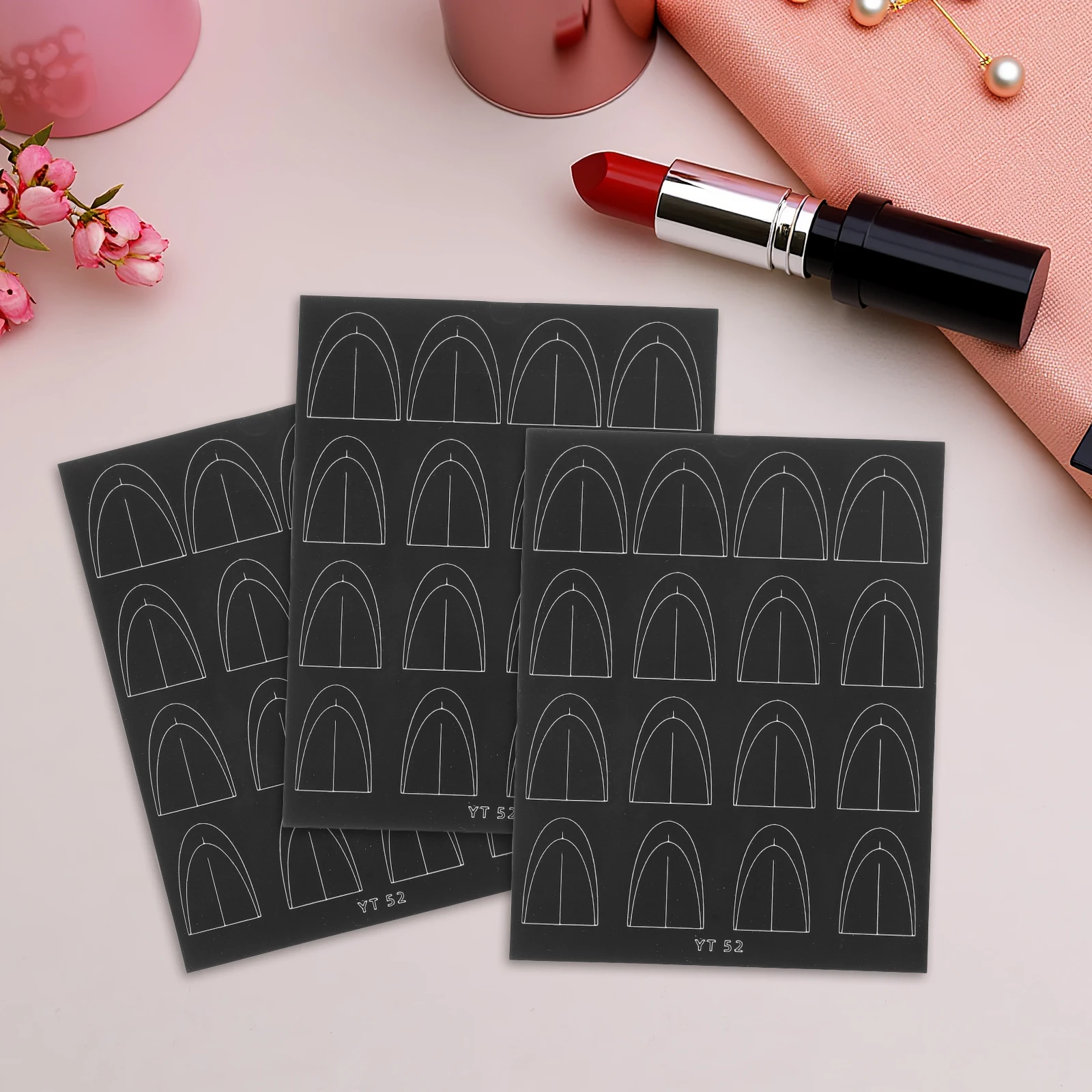 

5 Sheets Nail Art Stickers Letter for Nails Decals Girls French Tip Paper Child Form