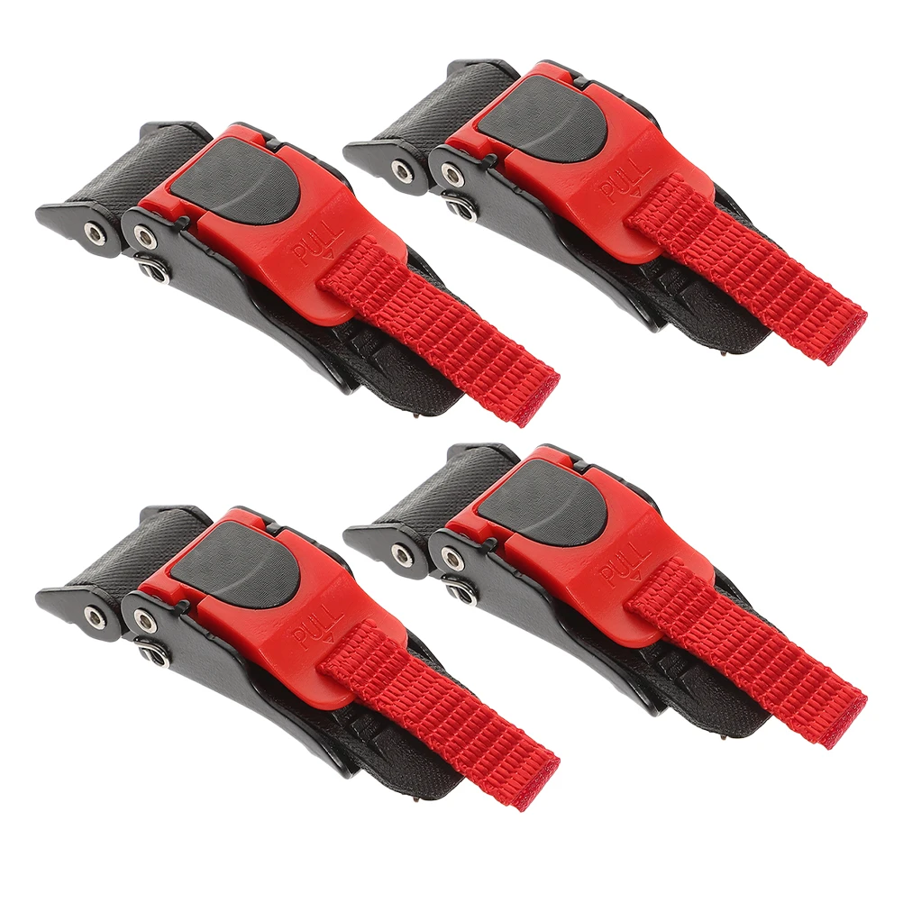 

4pcs Safety Accessories Durable Metal Buckles Quick Release Chin Strap Heavy DutyHelmet Connect Motorcycle Gear