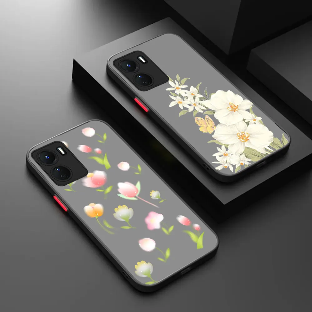 Pretty Stylish Little Floral Phone Case For VIVO V25 25E V23 V23E V21 V21E V20SE V20 V19 V17 V15 V11 V11I V5 V5LITE S 5G PRO