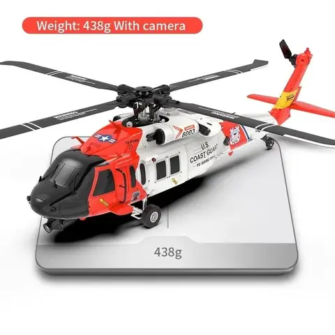 Uh60 Black Hawk Fjärrstyrd Helikopter Yuxiang F09-S Intelligent GPS Flygskyddspositionering Automatisk Retur Julklapp 8 best sales fjärrstyrd helikopter - №4