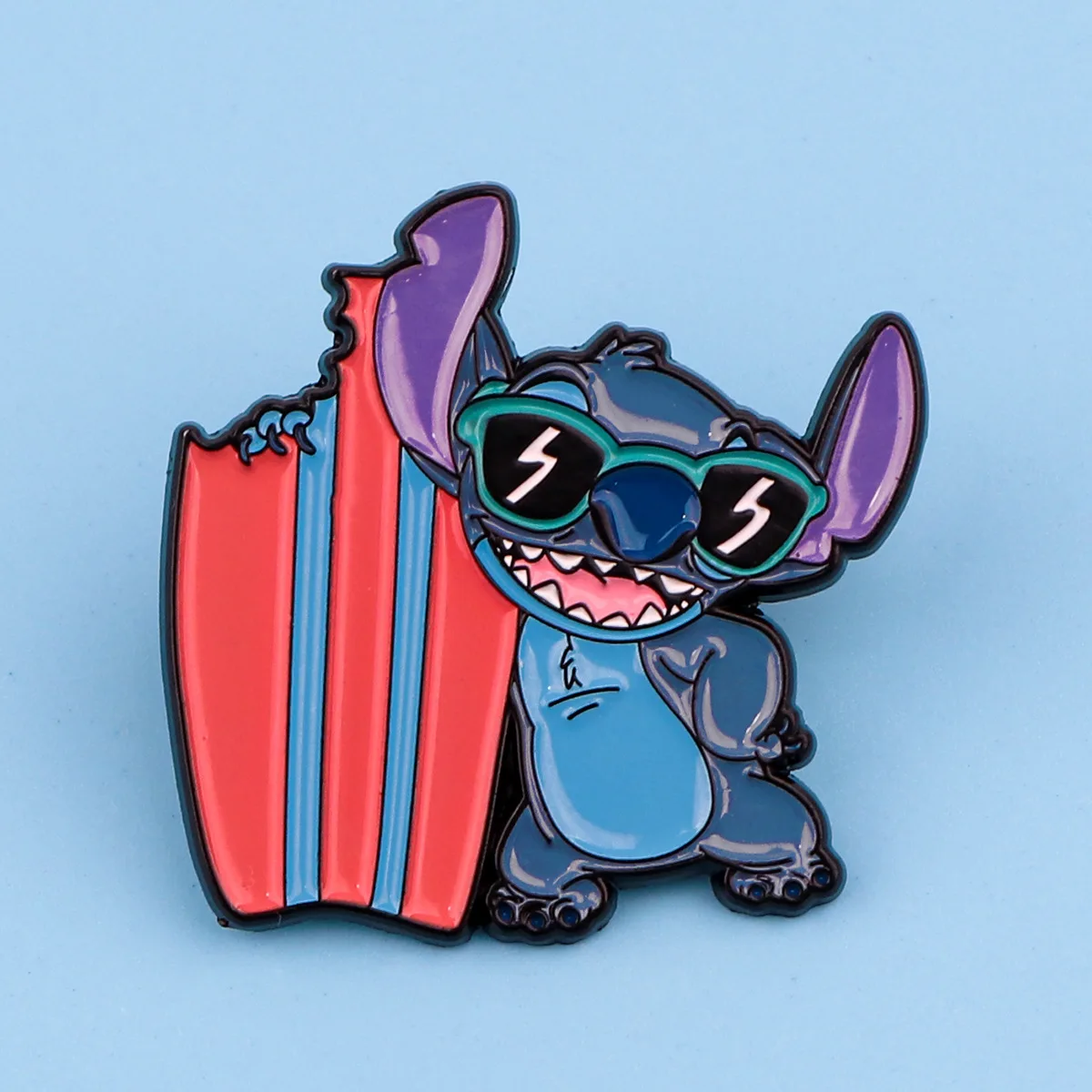 Stitch เคลือบโลหะผสมการ์ตูนตัวอักษรเข็มกลัด Pin ออกแบบสร้างสรรค์วันหยุดของขวัญอุปกรณ์เสริมสําหรับแฟนๆ, ป้ายที่ไม่ซ้ํากันสะสม