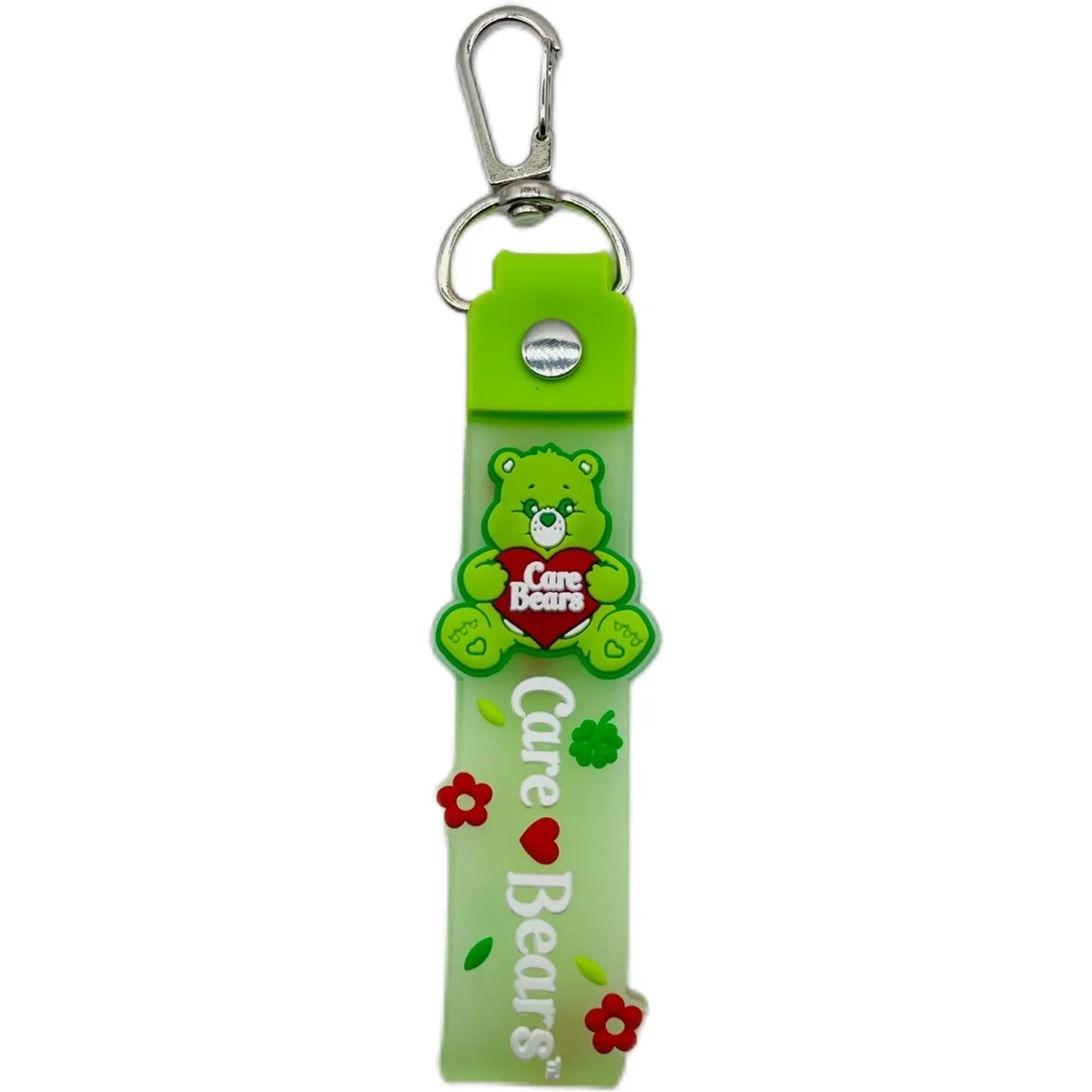 Care Bears Luminous Silicone Wrist Strap Keychain, Cute Cartoon Bag Charm Pendant for Fans Gift