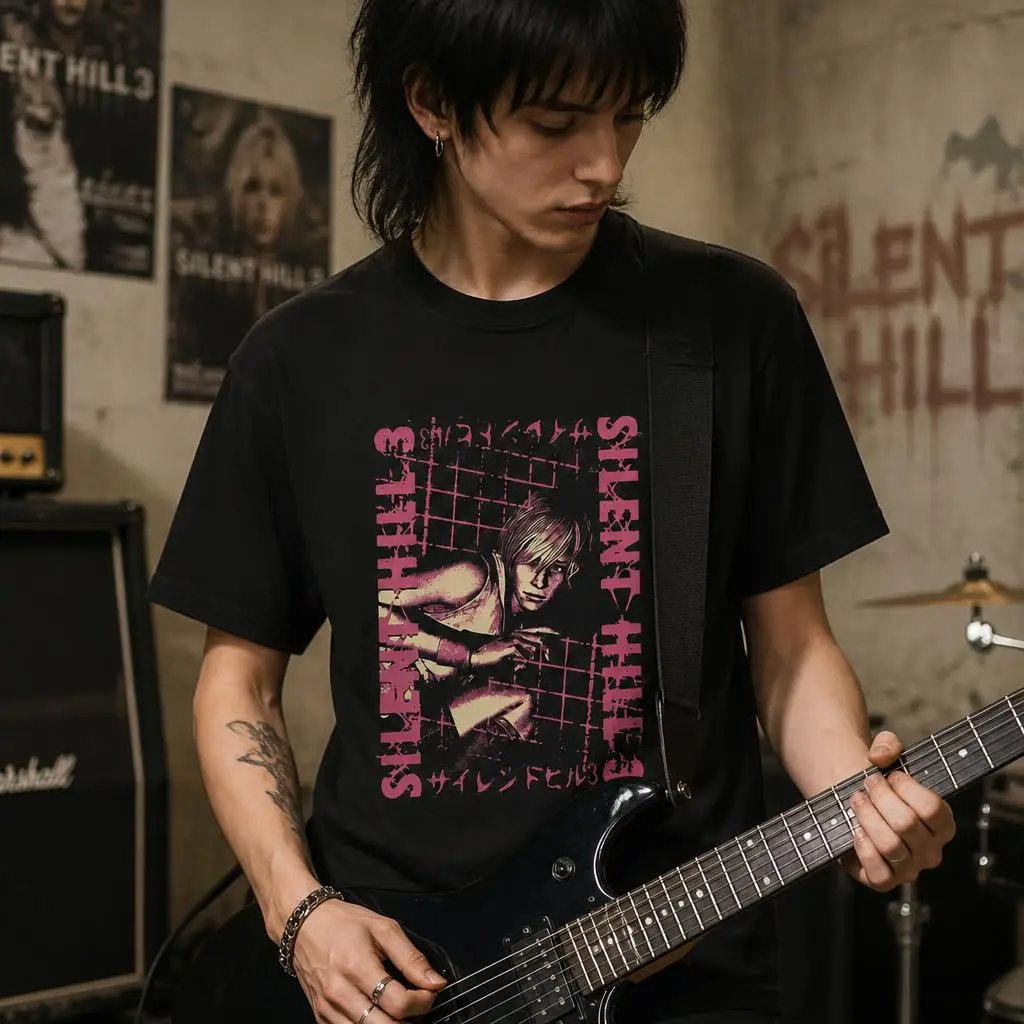 Run Heather Residents Evils T Shirts Casual Tees Short Sleeve Round Collar T-Shirt Pure Cotton Tops