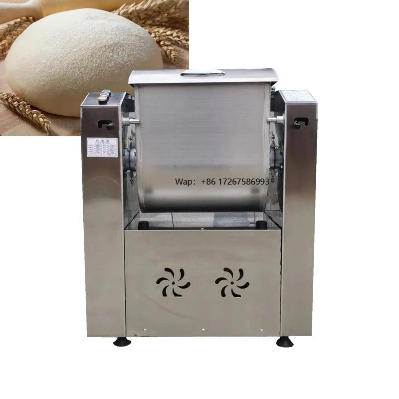 Big Capacity Industrial Automatic Noodle Dough Mixer Bread Dough Mixing Machine