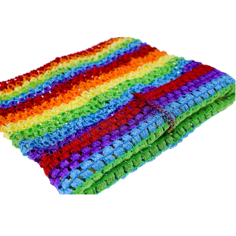 Baby Girl 9Inch Crochet Tutu Tube Tops Chest Wrap Wide Crochet headbands Bands For Tutu Dress Tops