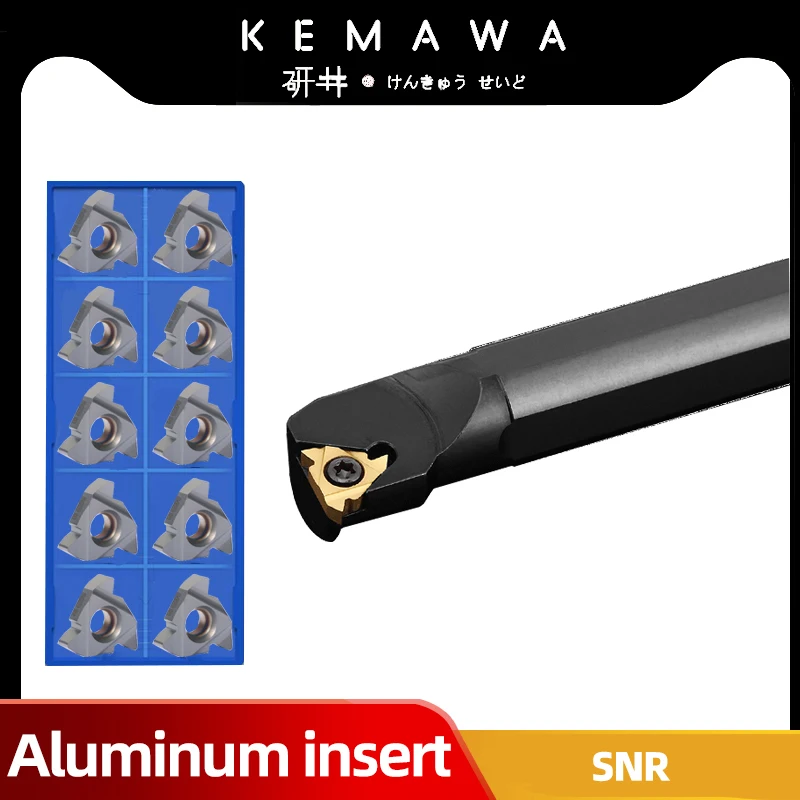 KEMAWA Internal Thread Turning Tool Holder SNR0020R22 SNR0025S22 SNR0032T22 SNL0020R22 SNL0025S22 Carbide Inserts 22ER 22IR